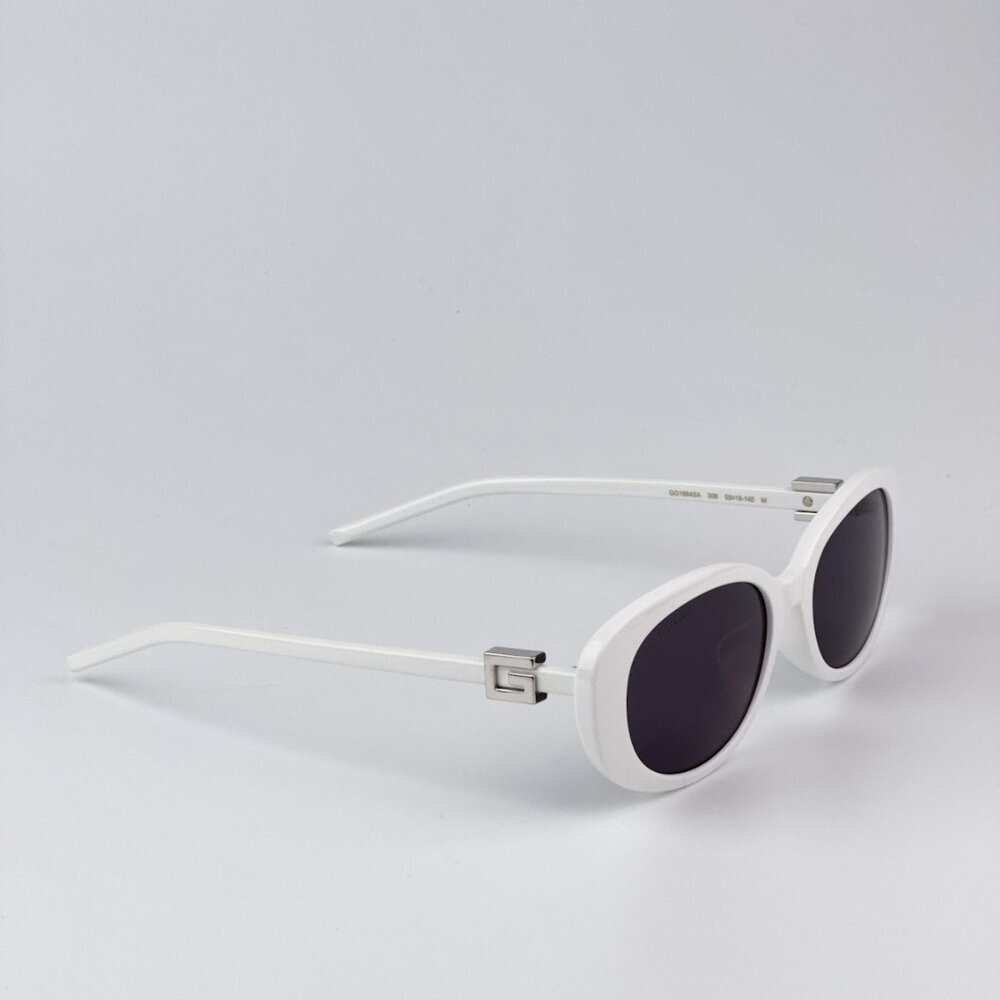Gucci GG1684SA 006 BRAND NEW Sunglasses White Grey Unisex Oval - Picture 4 of 9
